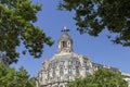 Passeig de GrÃÂ cia avenue in Barcelona Royalty Free Stock Photo